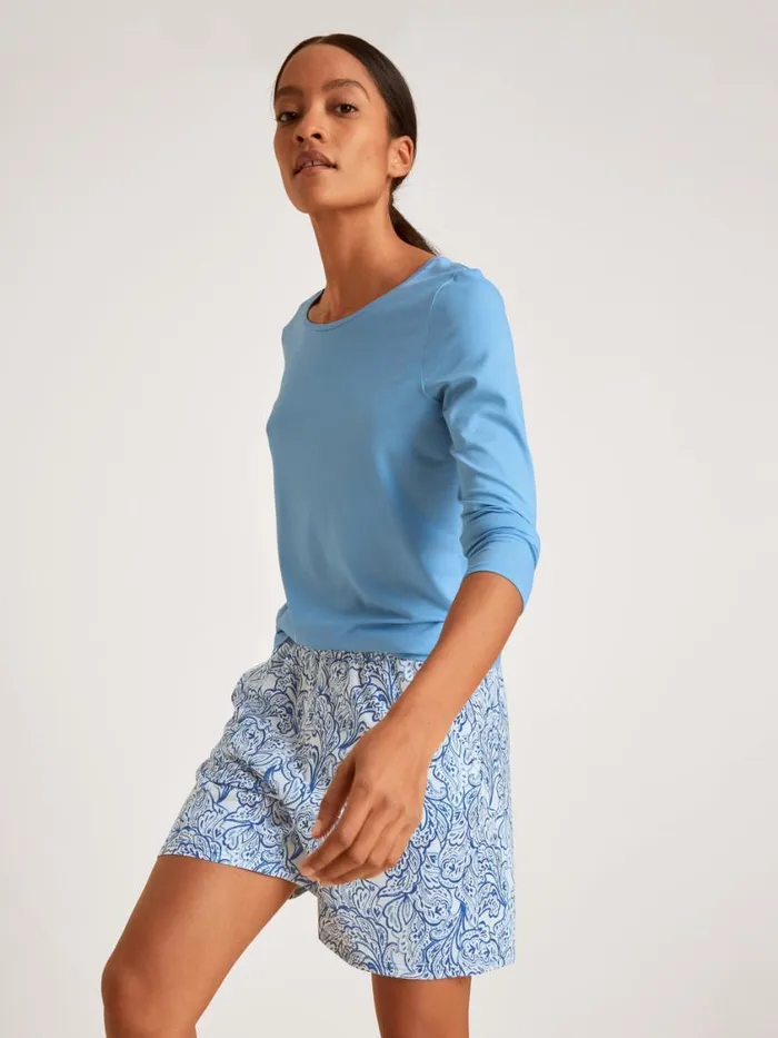 CALIDA Show All Women Shirt Long Sleeve Placid Blue