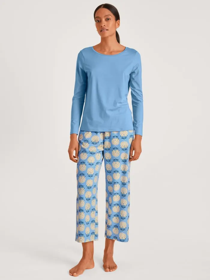 CALIDA Show All Women Shirt Long Sleeve Placid Blue