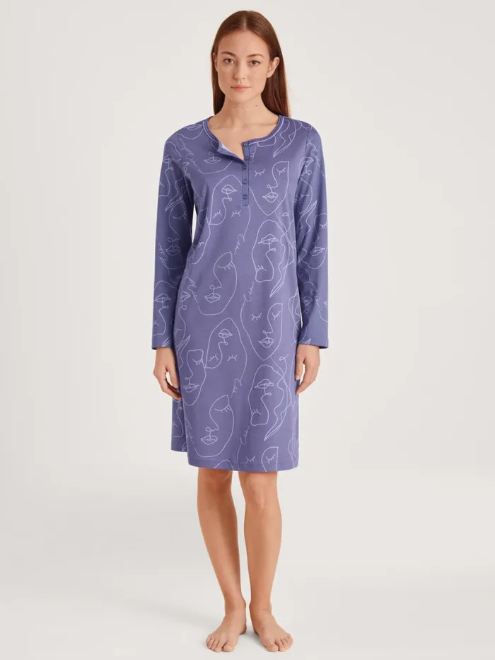 CALIDA Show All Women Sleepshirt Length 100cm Twilight Purple