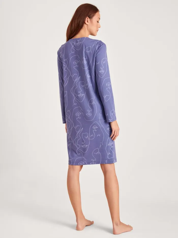 CALIDA Show All Women Sleepshirt Length 100cm Twilight Purple