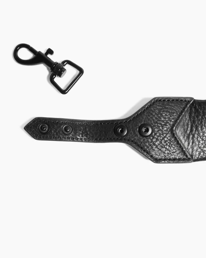 Cargo Strap Black With Shiny Black Hardware Women Aimee Kestenberg Travel