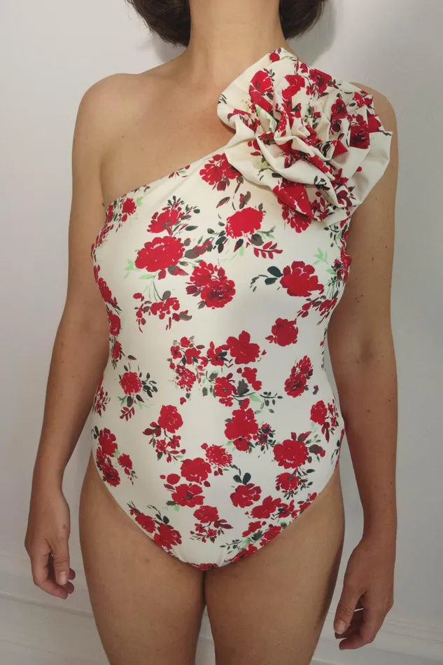 Carrie Swimsuit 8211 Dazzling Red Women Cras Swimwear