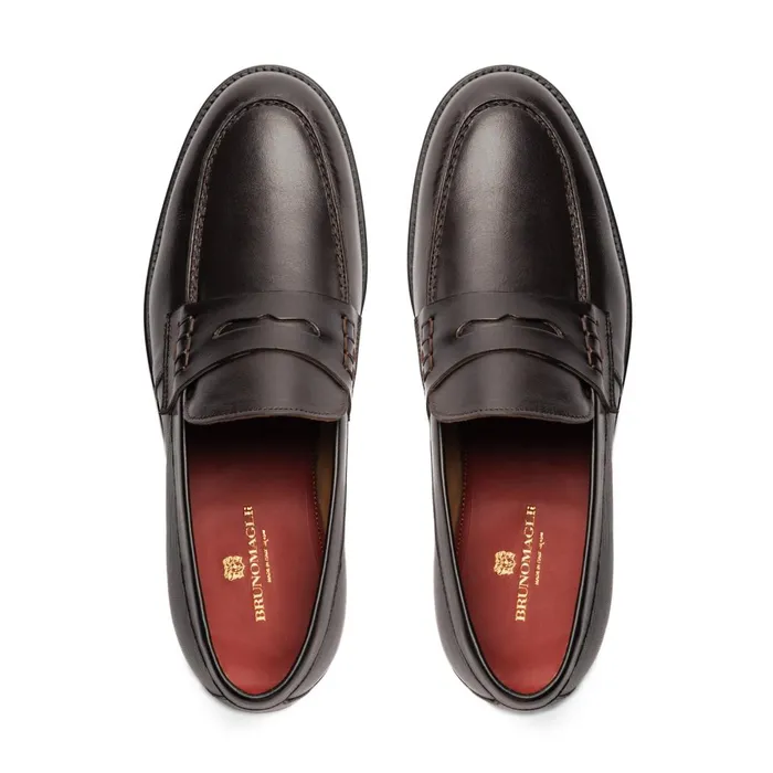 Carter Nappa Leather LoaferBrown Men Bruno Magli Loafers and Slipons