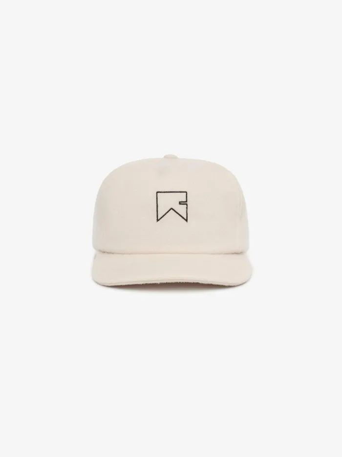 CASHMERE CHEVRON LOGO HAT Unisex Rhude Structured Hats