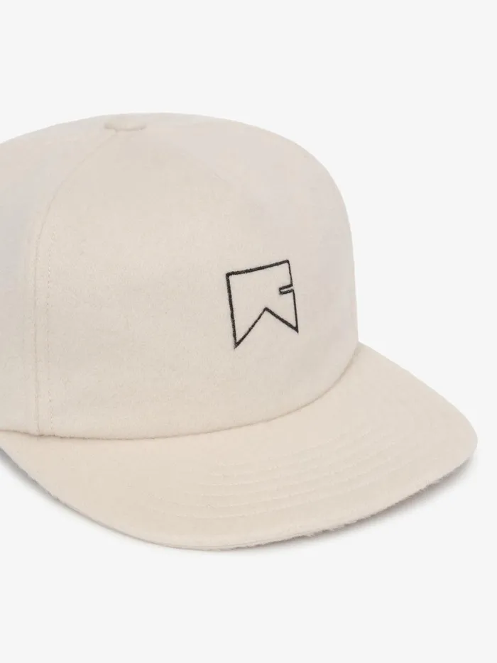 CASHMERE CHEVRON LOGO HAT Unisex Rhude Structured Hats