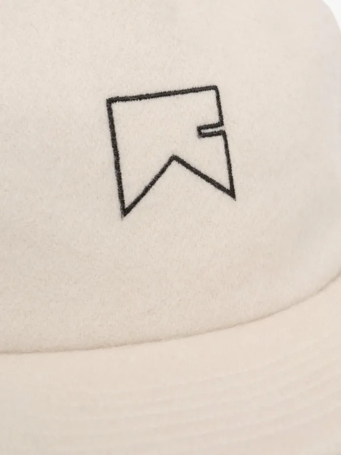 CASHMERE CHEVRON LOGO HAT Unisex Rhude Structured Hats