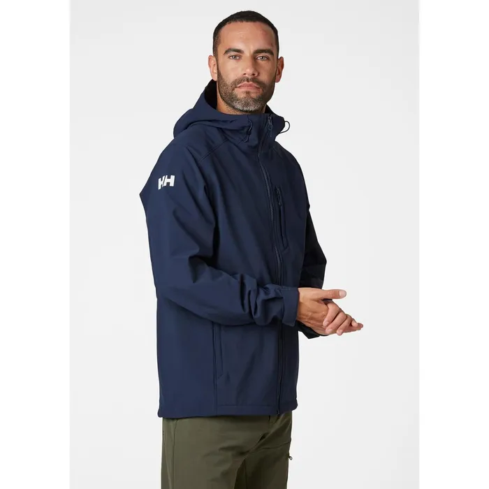 Casual Jackets Men Helly Hansen PARAMOUNT HOODED SOFTSHELL JACKET 597 Navy