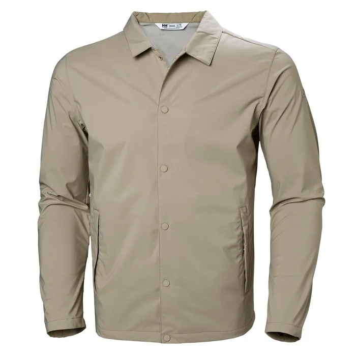 Casual Jackets Men Helly Hansen TOKYO COACH JACKET 706 Aluminum