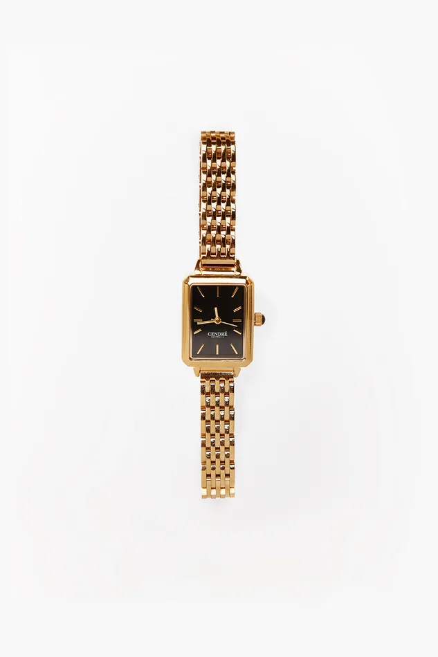 CENDRE MAISON GOLDBLACK WATCH Women DISSH Jewellery