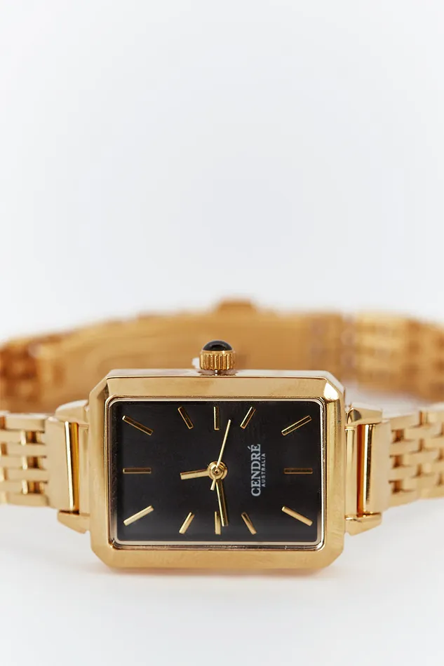 CENDRE MAISON GOLDBLACK WATCH Women DISSH Jewellery