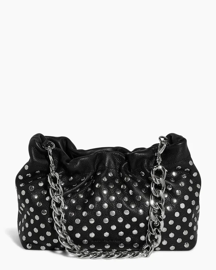 Chain Novelty Shoulder Black With Disco Studs Women Aimee Kestenberg Satchels