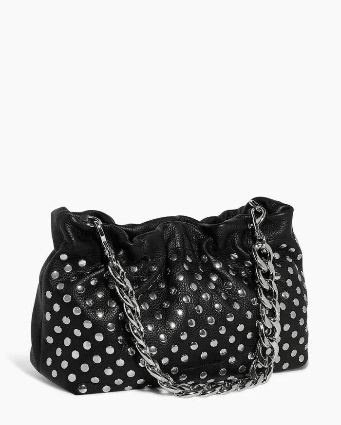 Chain Novelty Shoulder Black With Disco Studs Women Aimee Kestenberg Satchels