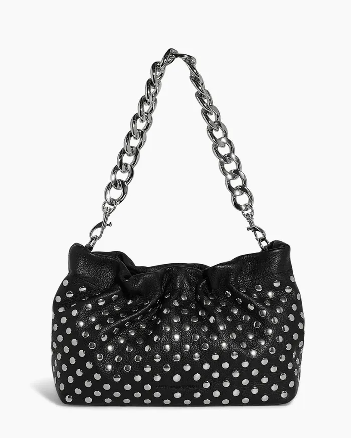 Chain Novelty Shoulder Black With Disco Studs Women Aimee Kestenberg Satchels