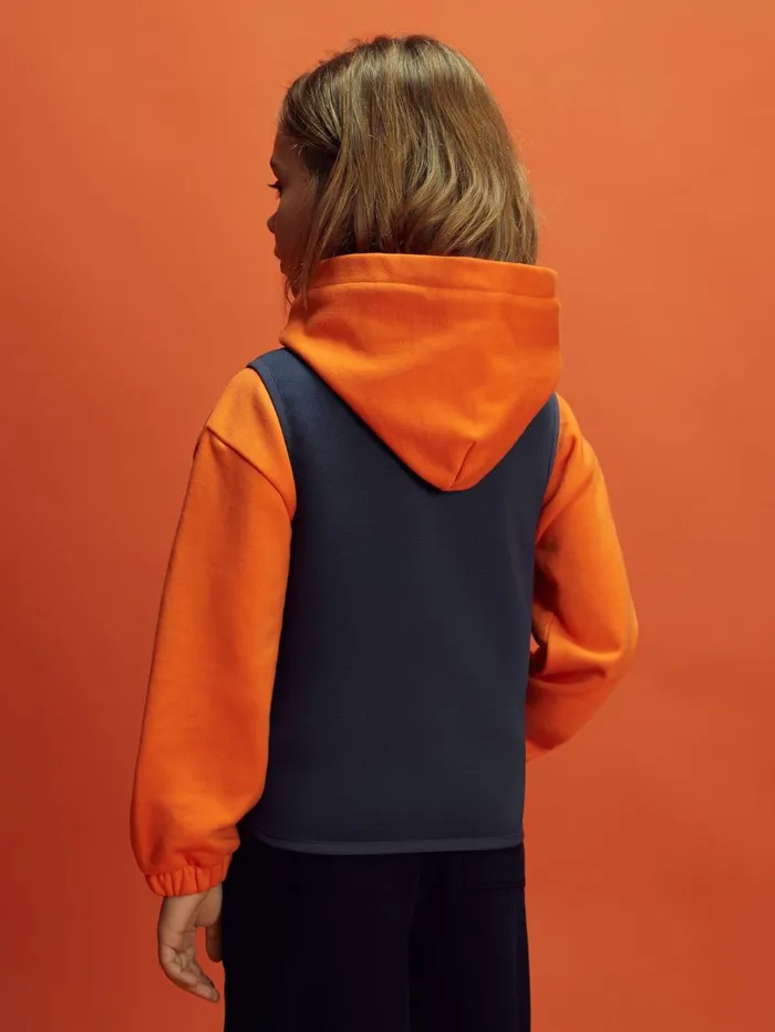 Children Reiss Reiss X Mclaren F1 Team F1 Hybrid Quilt And Knit Gilet Airforce Blue