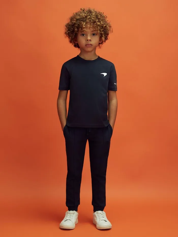 Children Reiss Reiss X Mclaren F1 Team F1 Mercerised Cotton Crew Neck TShirt Airforce Blue