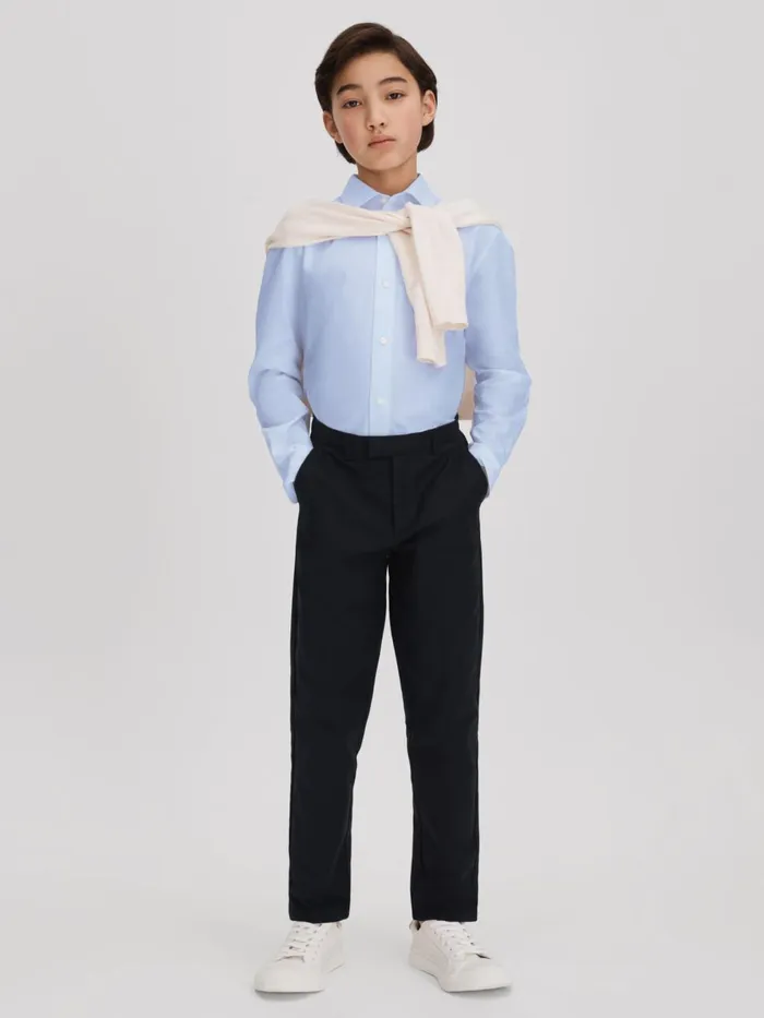 Children Reiss Shirts Remote Soft Blue