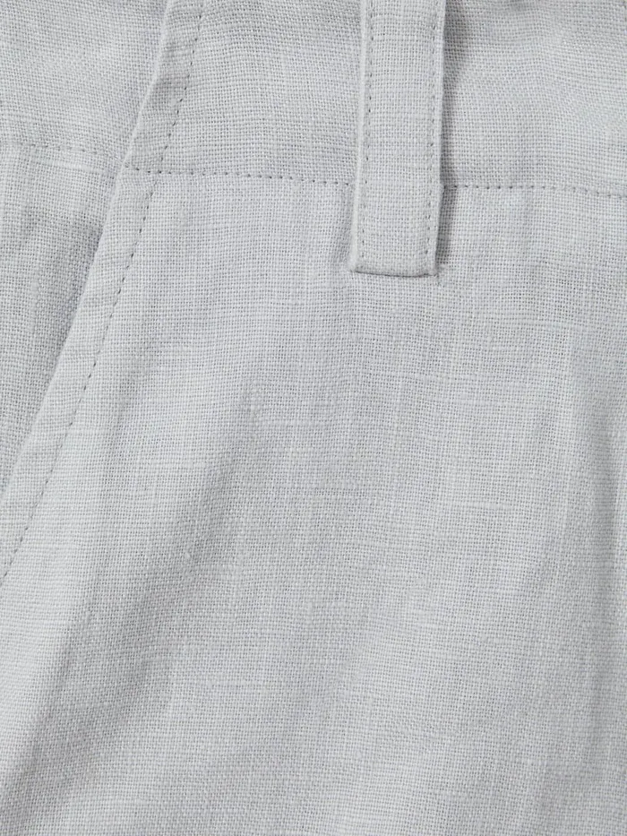Children Reiss Skirts and Shorts Dani Linen Loose Fit Shorts Blue
