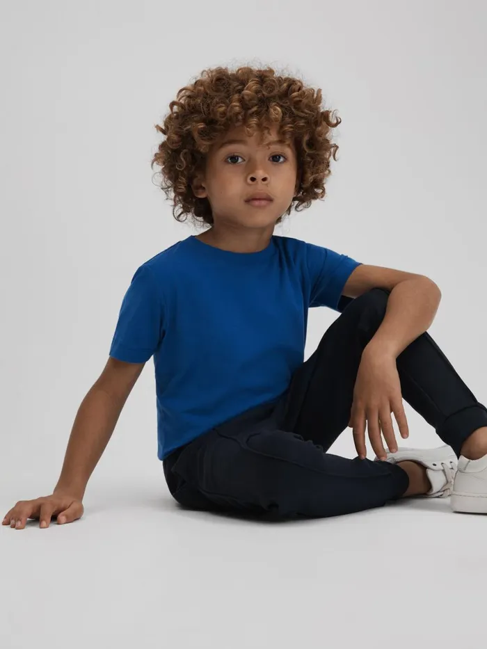 Children Reiss TShirts Bless Crew Neck TShirt Lapis Blue