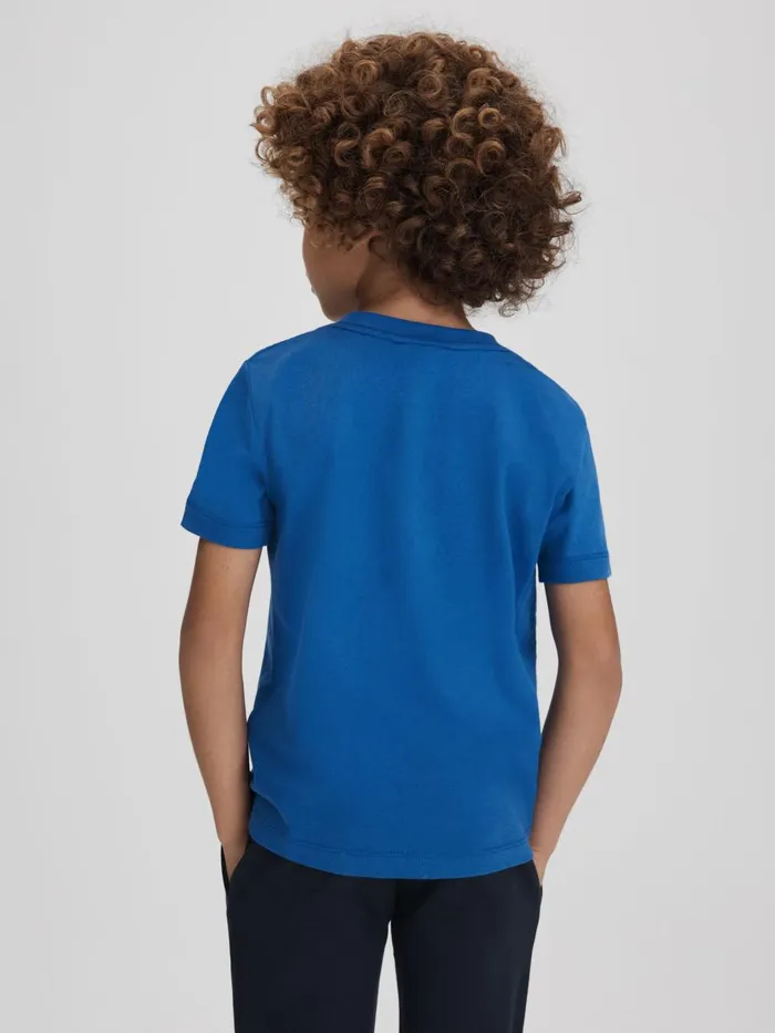 Children Reiss TShirts Bless Crew Neck TShirt Lapis Blue
