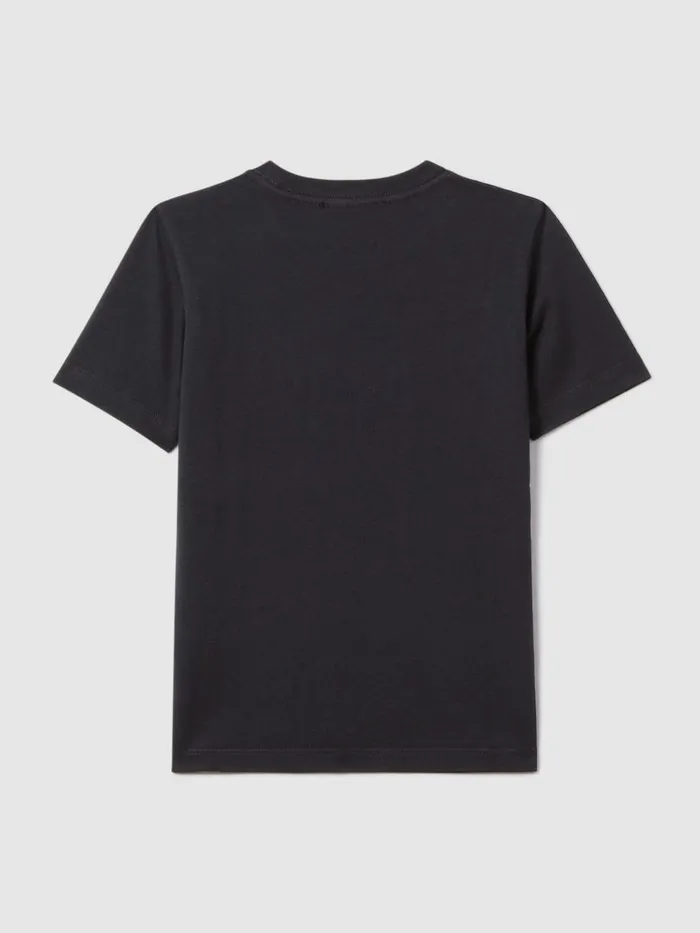 Children Reiss TShirts Jude Cotton Crew Neck TShirt Navy