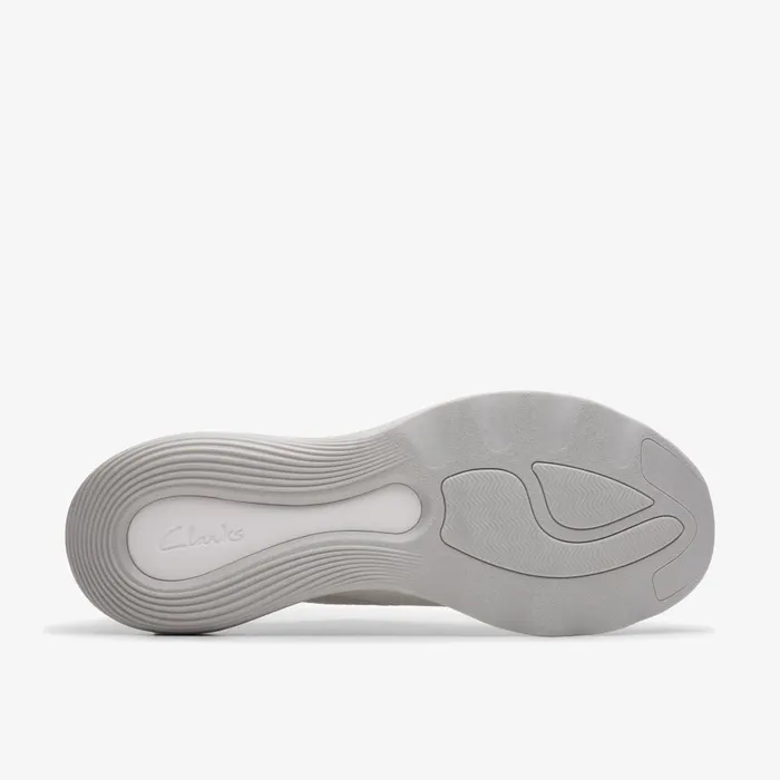 Circuit Tie White Knit Women Clarks Sneakers