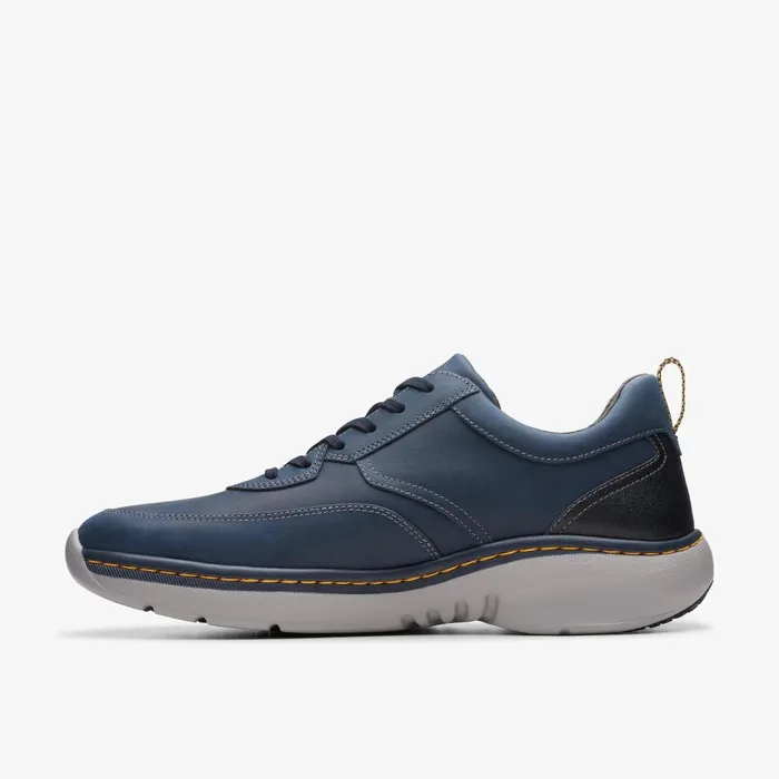 Clarks Pro Lace Navy Leather Men Clarks Sneakers