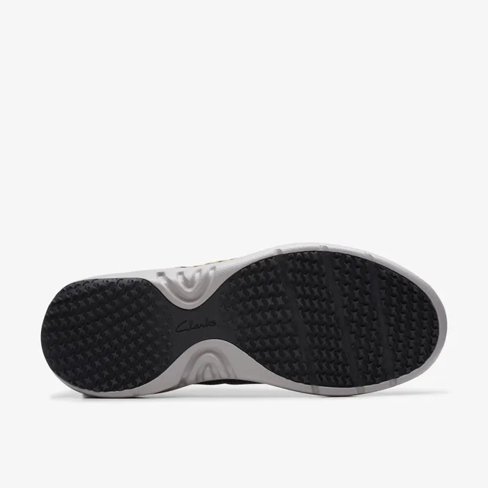 Clarks Pro Lace Navy Leather Men Clarks Sneakers