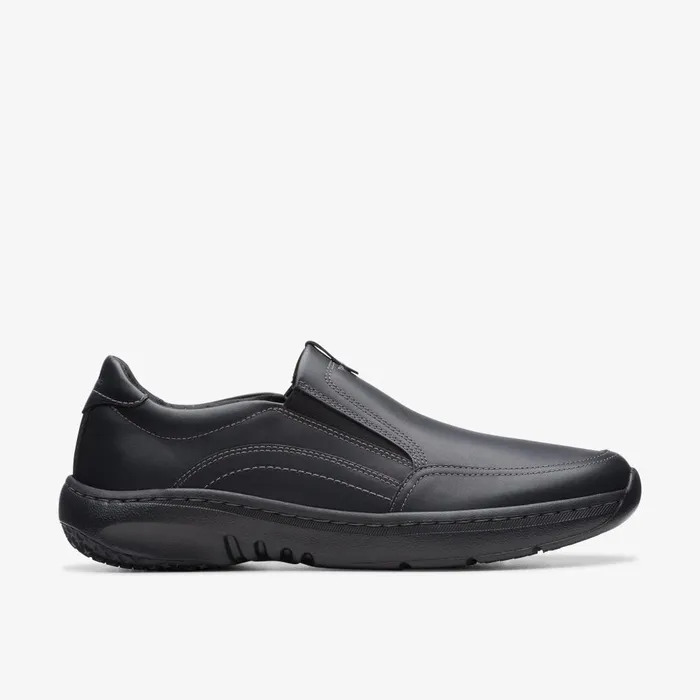 Clarks Pro Step Black Leather Men Clarks Casual Dress Shoes