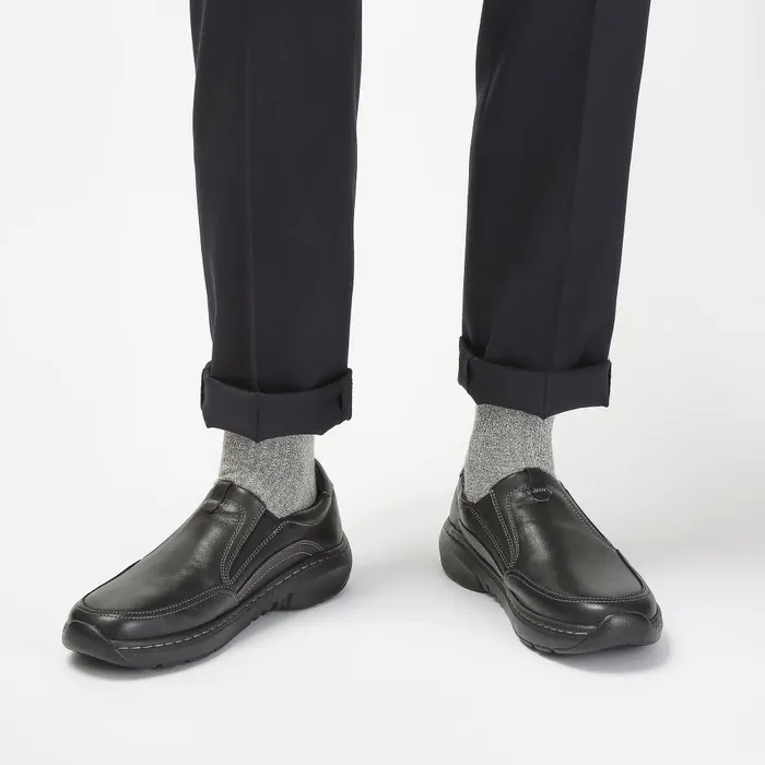 Clarks Pro Step Black Leather Men Clarks Casual Dress Shoes