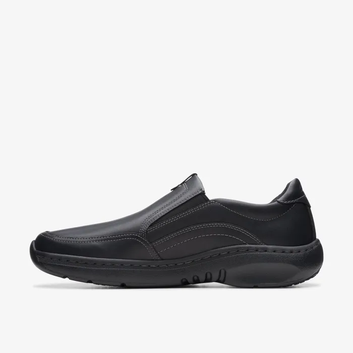 Clarks Pro Step Black Leather Men Clarks Casual Dress Shoes