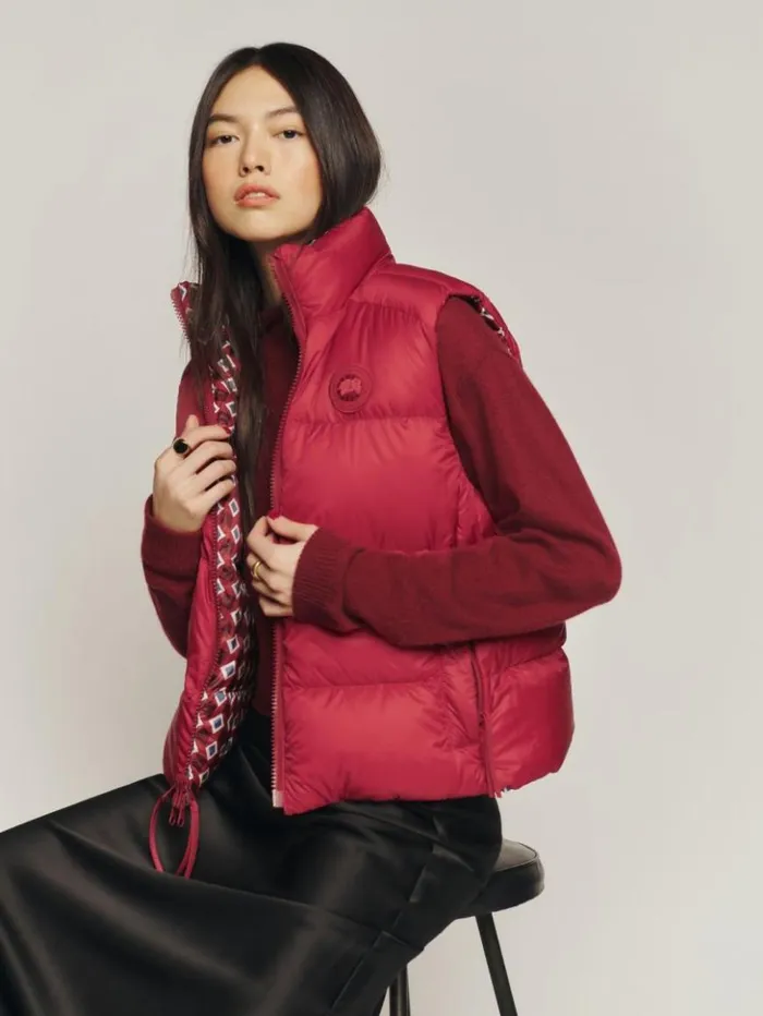 Clothing The Reformation Canada Goose X Reformation Cypress Vest Arcadelipstick