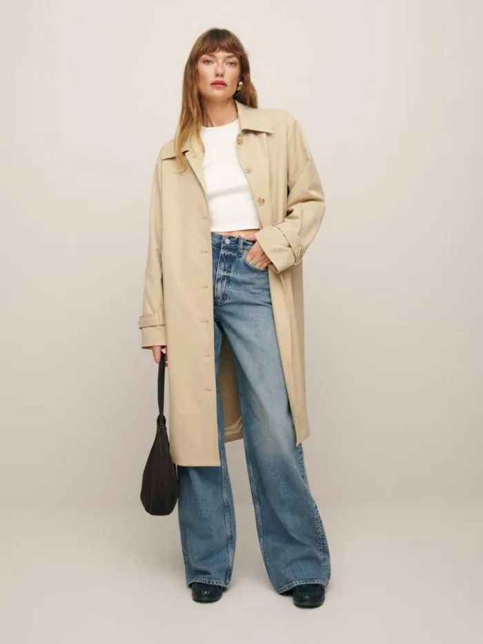 Clothing The Reformation Cary High Rise Slouchy Wide Leg Jeans Galway