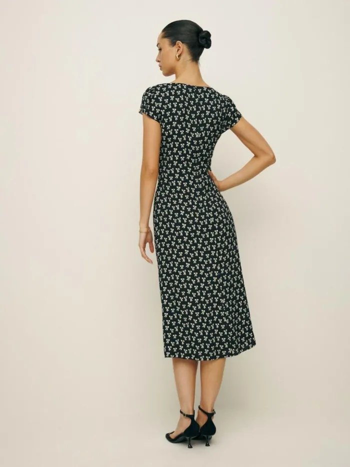 Clothing The Reformation Iva Dress Bowtie