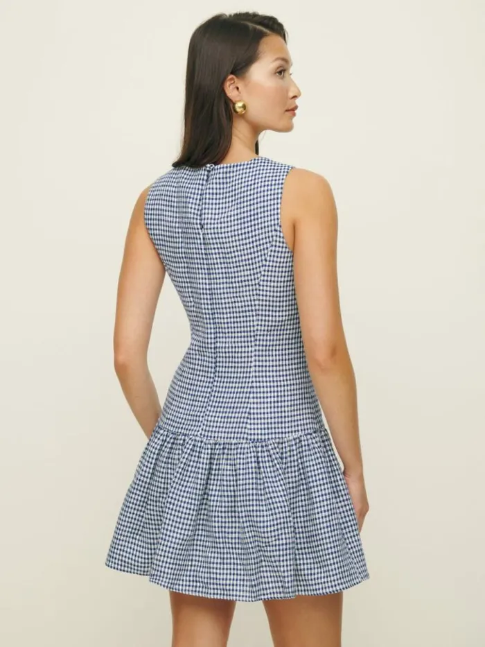 Clothing The Reformation Keoni Linen Dress Challah Check