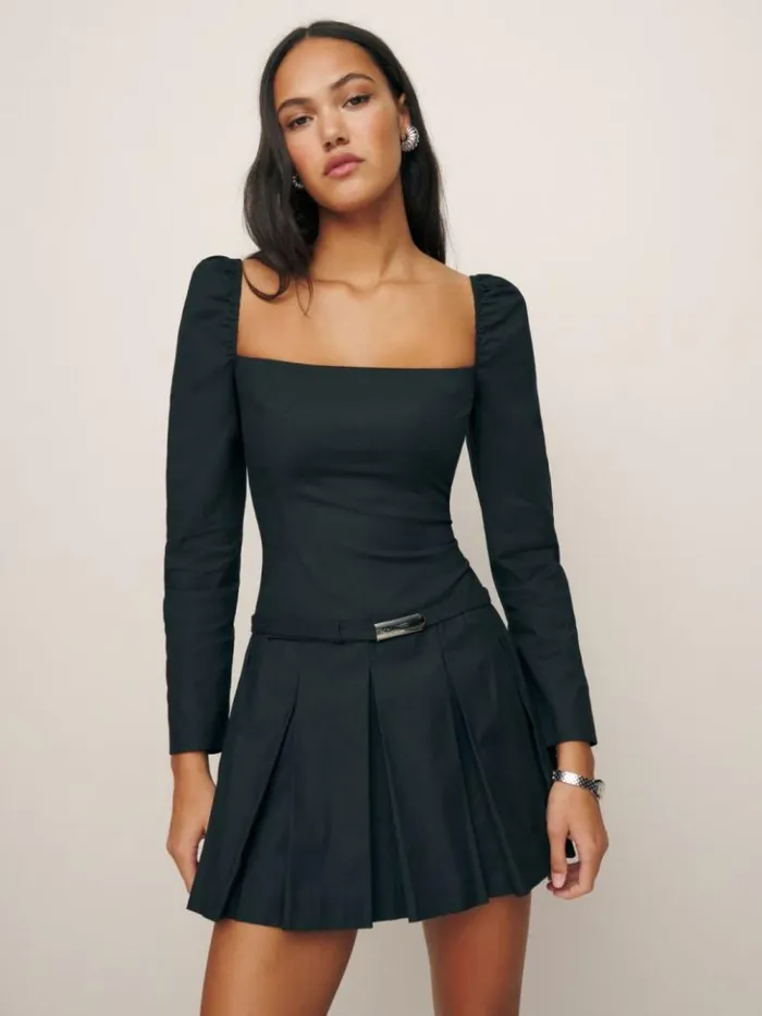 Clothing The Reformation Luella Dress Black