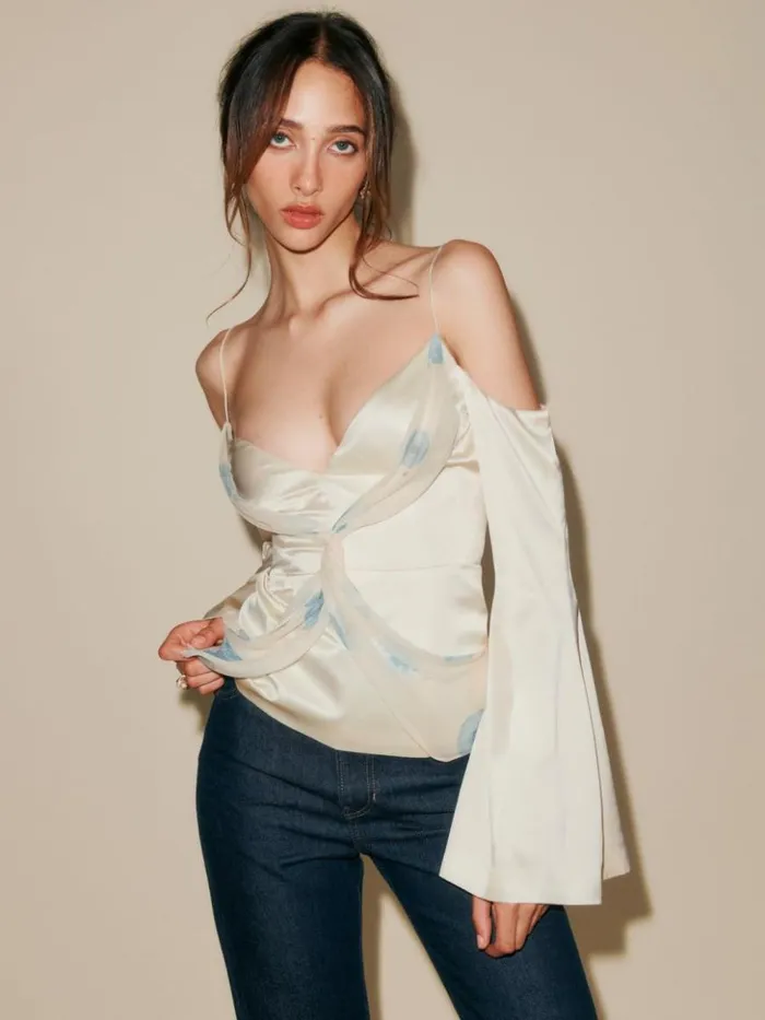 Clothing The Reformation Maiden Top Matisse Floral