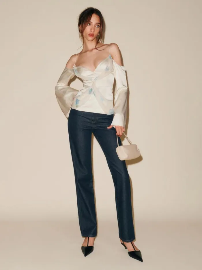 Clothing The Reformation Maiden Top Matisse Floral
