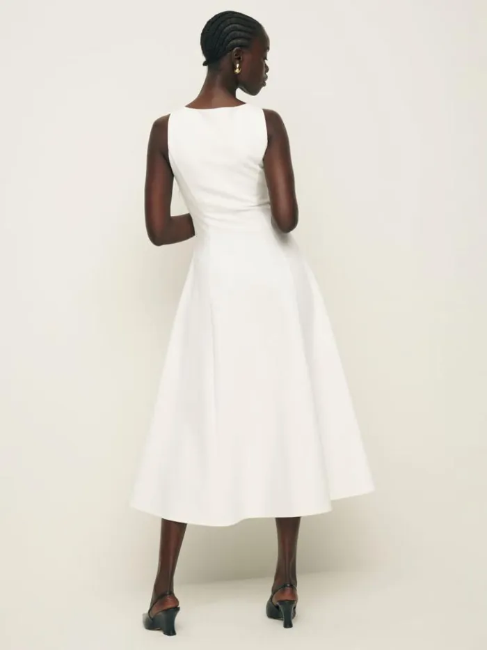 Clothing The Reformation Mikol Knit Dress White