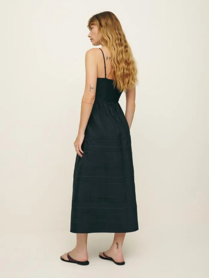 Clothing The Reformation Naella Dress Black