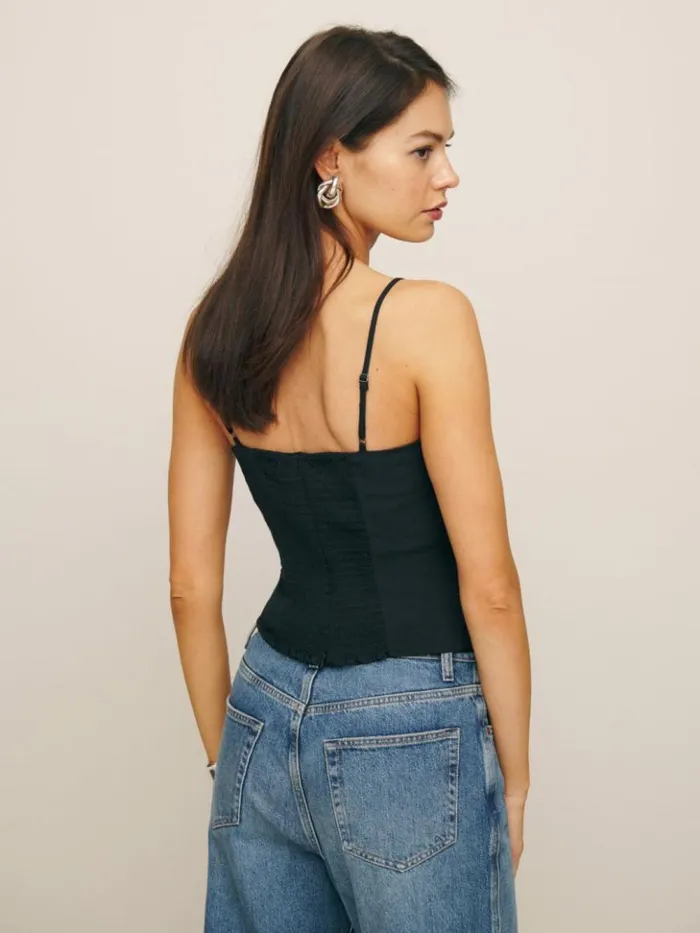 Clothing The Reformation Overland Top Black