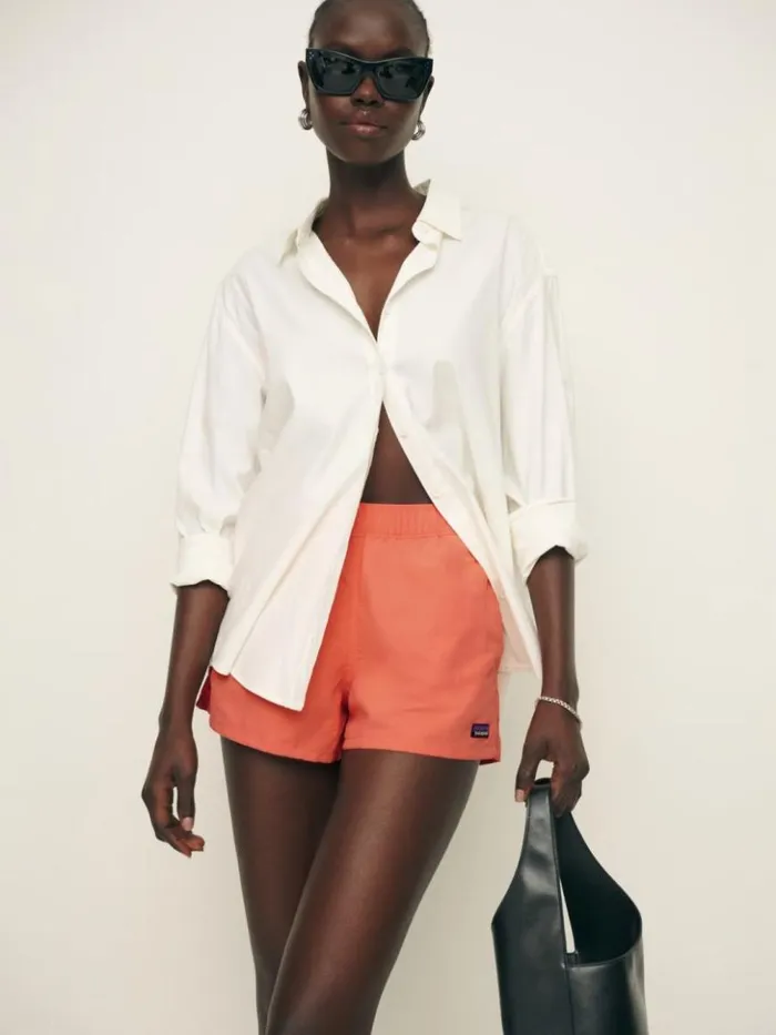 Clothing The Reformation Patagonia Barely Baggies Shorts Coho Coral