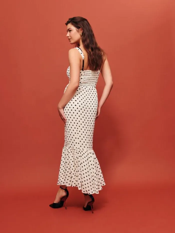 Clothing The Reformation Petites Irisa Dress Portofino