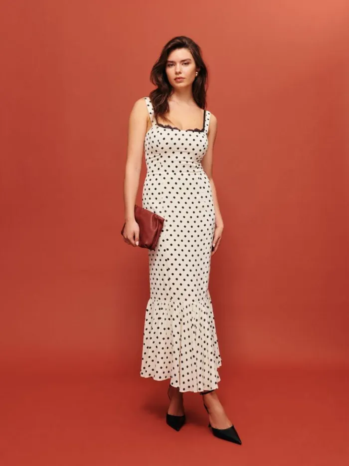 Clothing The Reformation Petites Irisa Dress Portofino