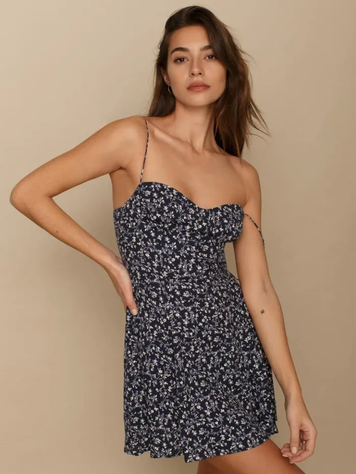 Clothing The Reformation Saskia Dress Twilight