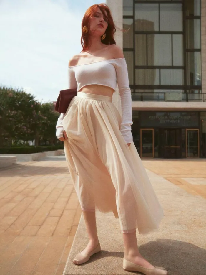 Clothing The Reformation Valeria Cashmere Top Gossamer