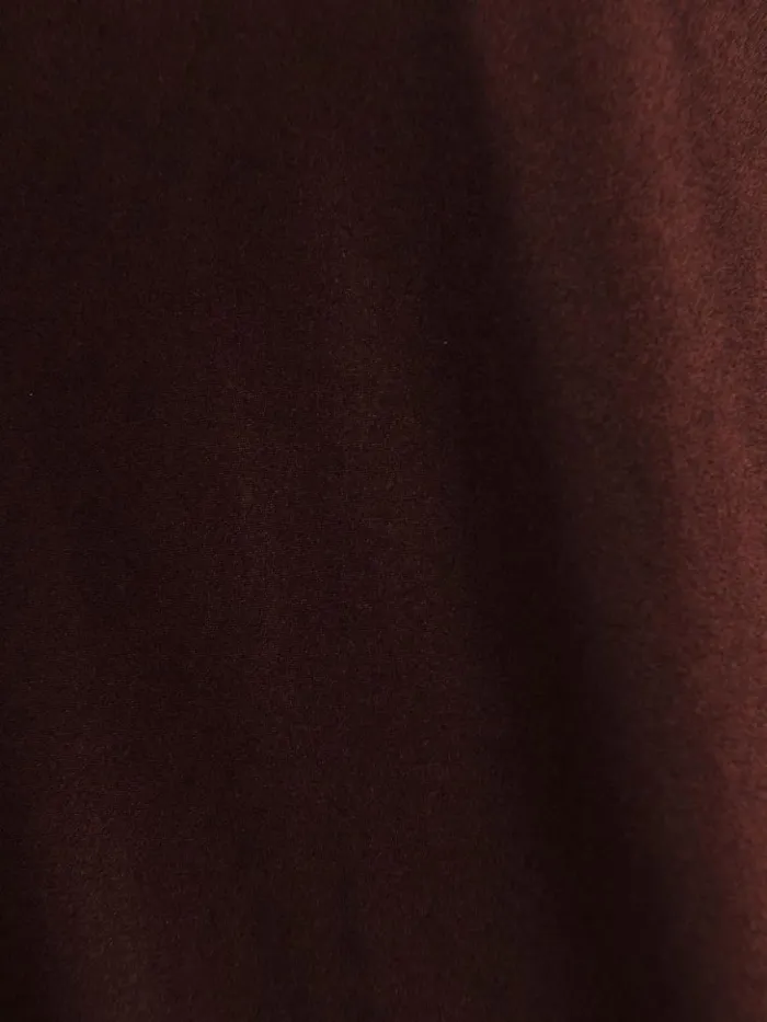 ClothingWeddings The Reformation Casette Silk Dress Mahogany