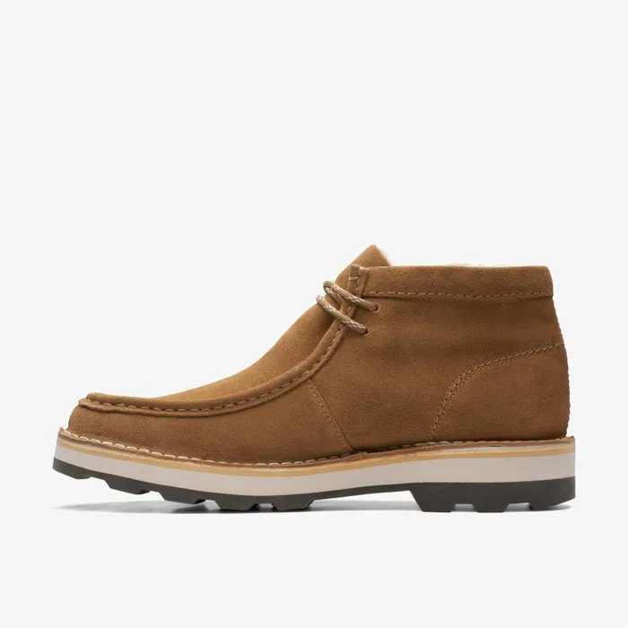 Corston Wally Waterproof Dark Sand Warmlined Men Clarks Boots