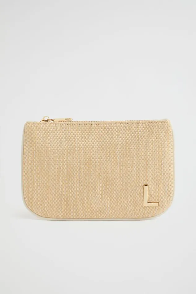 Cosmetic Bags Woman Seed Heritage Initial Pouch L