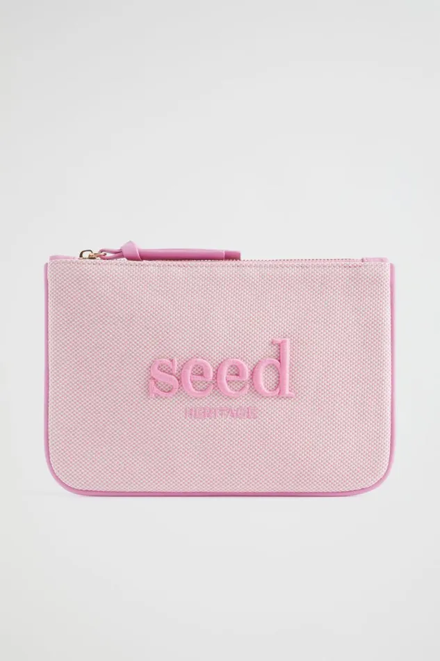 Cosmetic Bags Woman Seed Heritage Seed Pouch Pink Gin