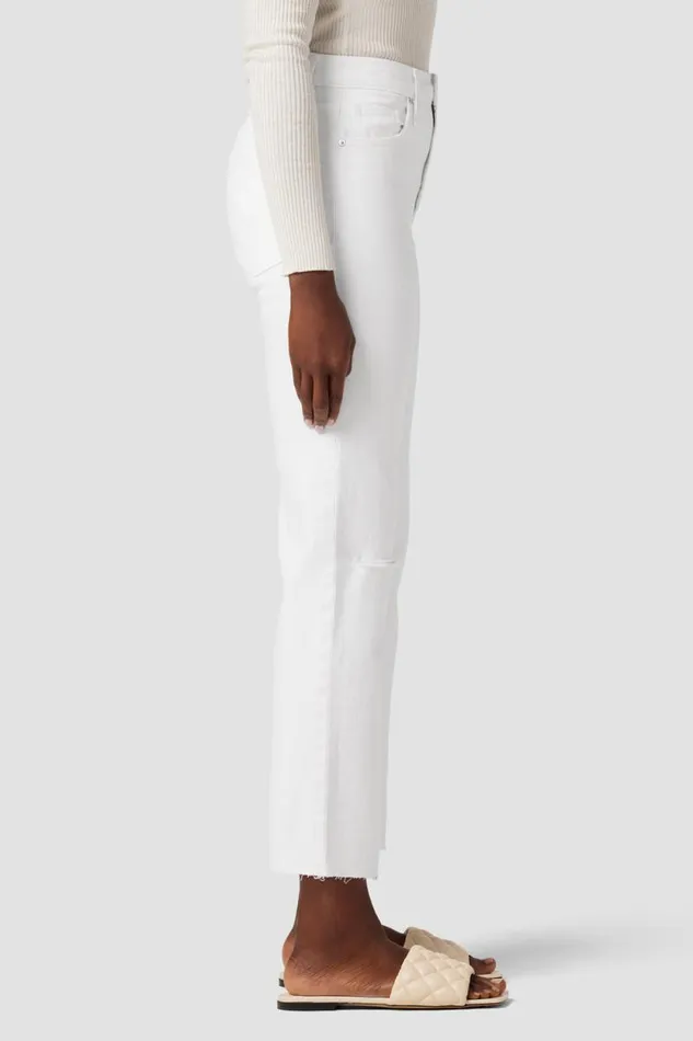 Cropped Women Hudson Jeans Remi HighRise Straight Crop Jean Destructed White Shadow Cropped Women Hudson Jeans Remi HighRise Straight Crop Jean Destructed White Shadow
